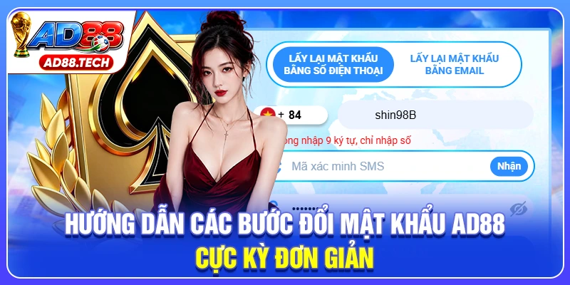 Hướng dẫn các bước đổi mật khẩu AD88 cực kỳ đơn giản